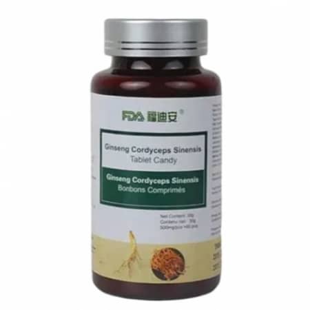GINSENG CORDYCEPS SINENSIS BONBON COMPRIMES